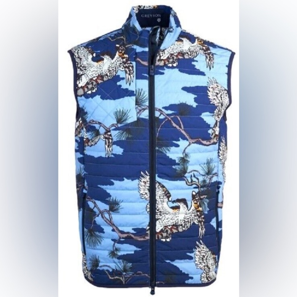 Greyson Sacred Eagle C-Lite Quilted Vest Large